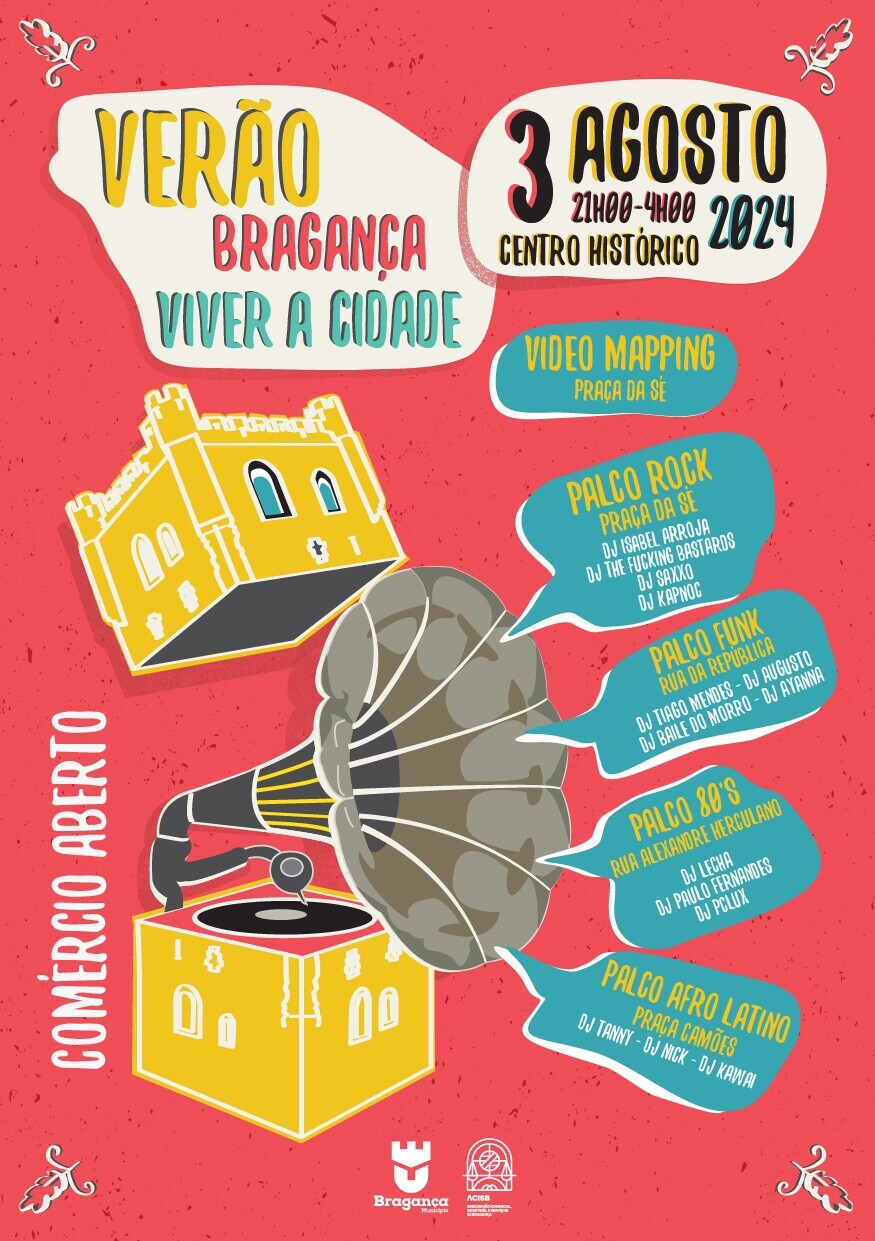 Cartaz - Festa Verao Braganca 2024